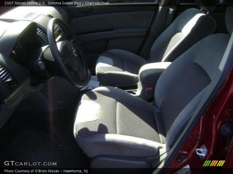 Sonoma Sunset Red / Charcoal/Steel 2007 Nissan Sentra 2.0