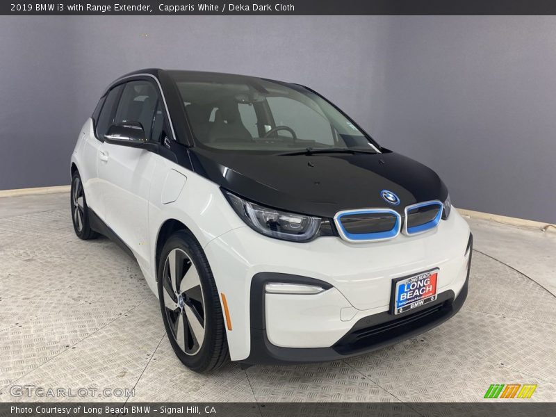 Capparis White / Deka Dark Cloth 2019 BMW i3 with Range Extender