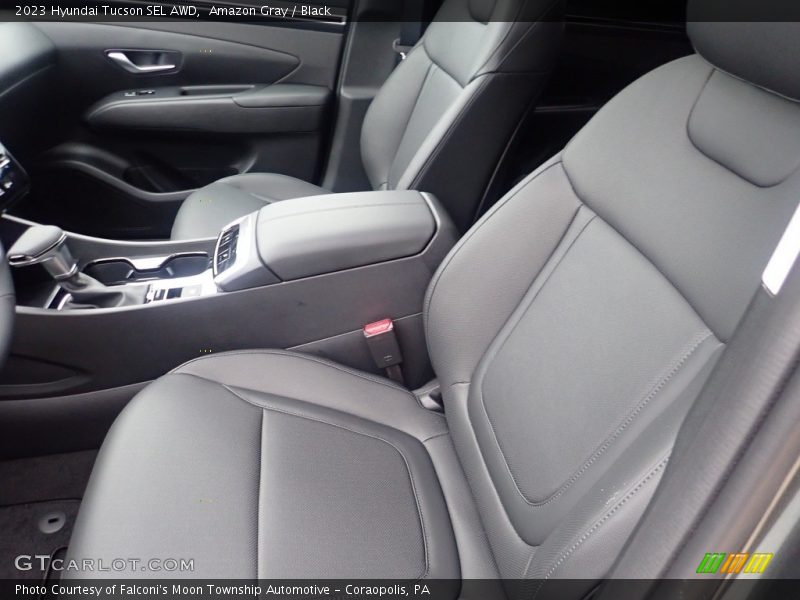 Amazon Gray / Black 2023 Hyundai Tucson SEL AWD