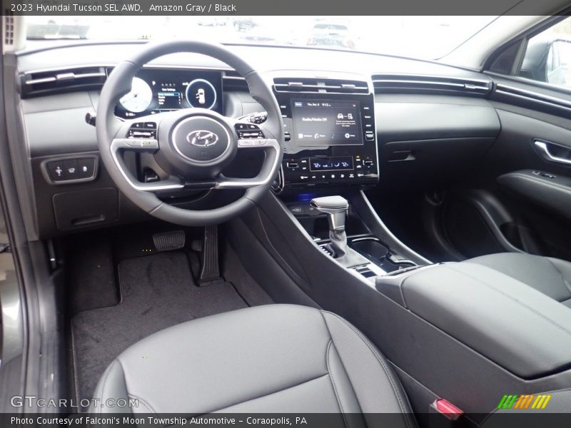 Amazon Gray / Black 2023 Hyundai Tucson SEL AWD
