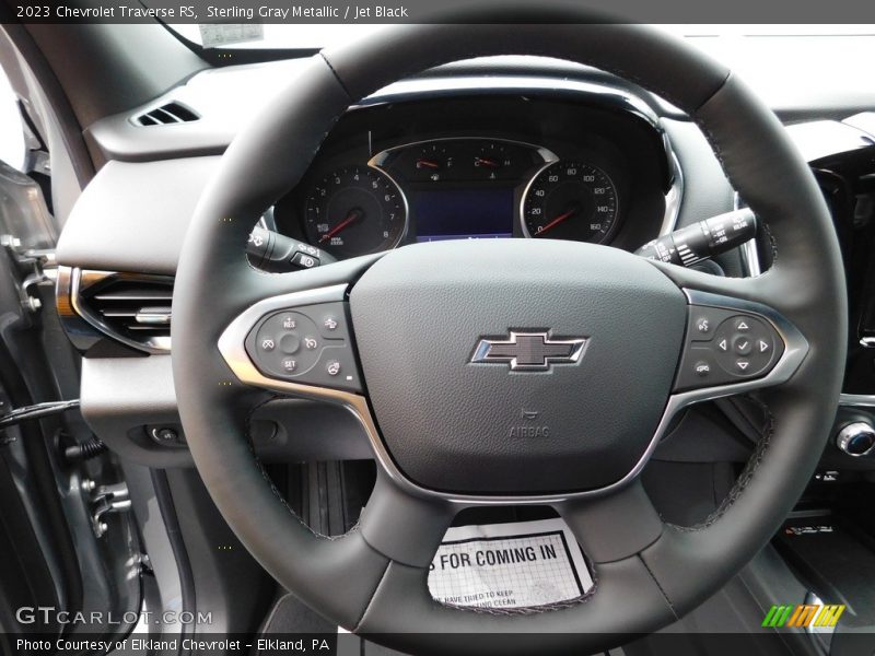 Sterling Gray Metallic / Jet Black 2023 Chevrolet Traverse RS