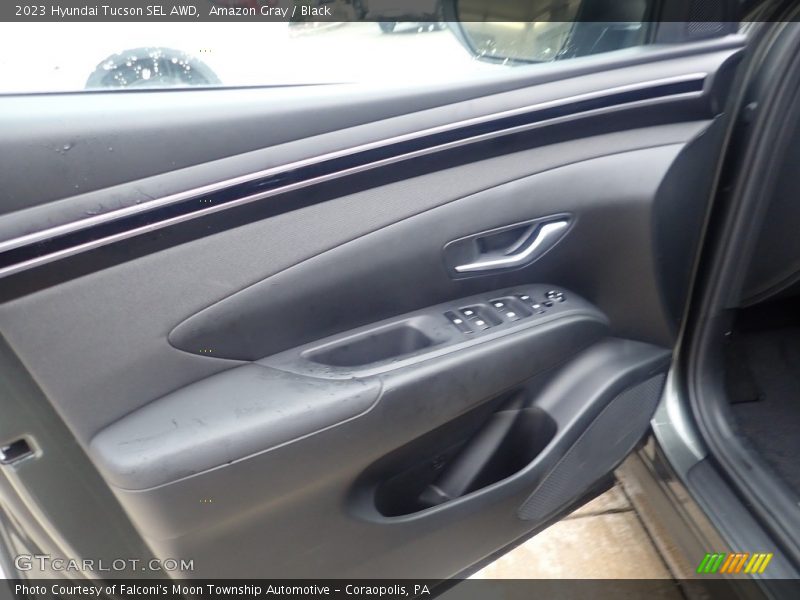 Amazon Gray / Black 2023 Hyundai Tucson SEL AWD