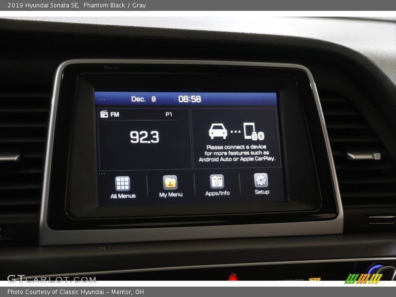 Phantom Black / Gray 2019 Hyundai Sonata SE