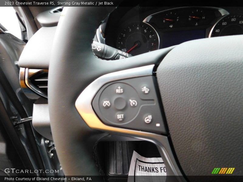 Sterling Gray Metallic / Jet Black 2023 Chevrolet Traverse RS