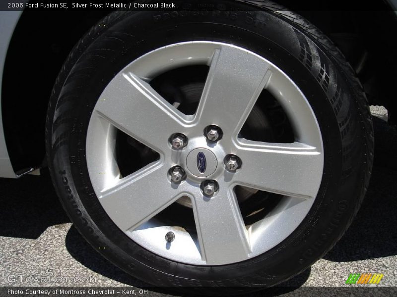 Silver Frost Metallic / Charcoal Black 2006 Ford Fusion SE