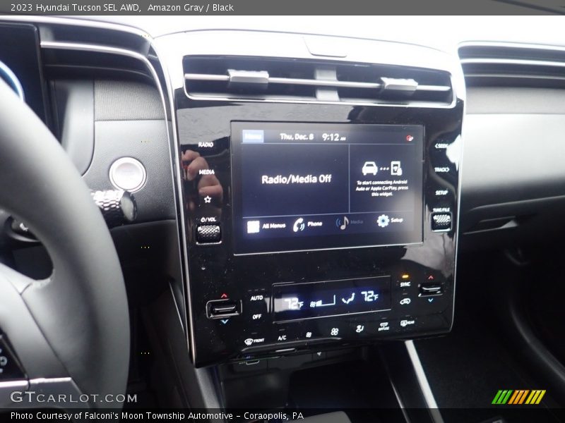Amazon Gray / Black 2023 Hyundai Tucson SEL AWD