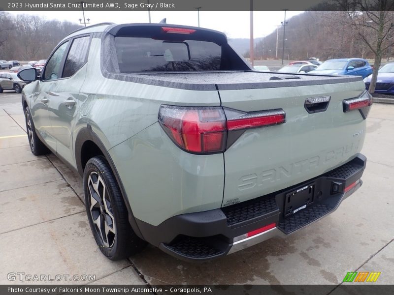 Sage Gray / Black 2023 Hyundai Santa Cruz Limited AWD