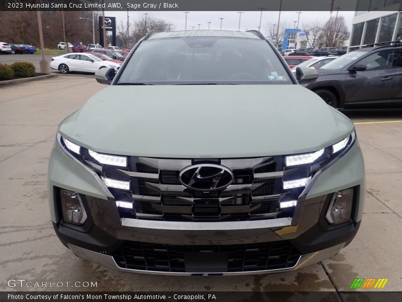 Sage Gray / Black 2023 Hyundai Santa Cruz Limited AWD