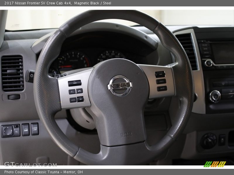 Magnetic Black / Steel 2017 Nissan Frontier SV Crew Cab 4x4