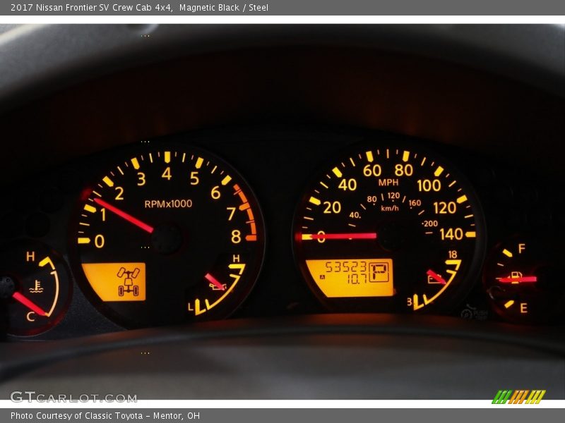 Magnetic Black / Steel 2017 Nissan Frontier SV Crew Cab 4x4