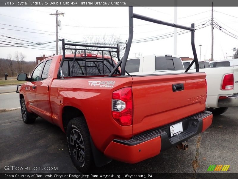 Inferno Orange / Graphite 2016 Toyota Tundra SR5 Double Cab 4x4