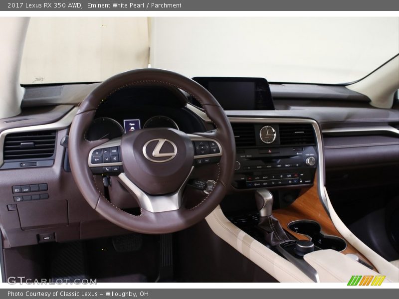 Eminent White Pearl / Parchment 2017 Lexus RX 350 AWD