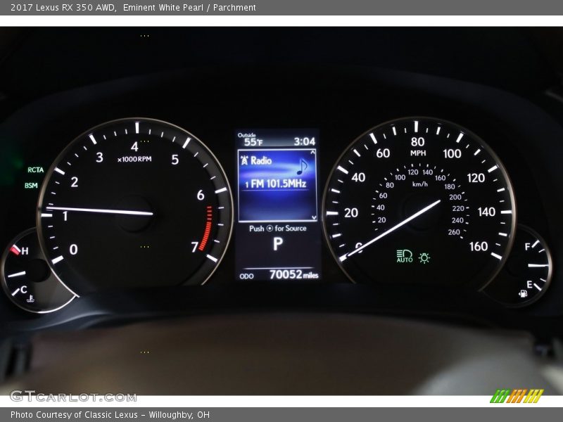 Eminent White Pearl / Parchment 2017 Lexus RX 350 AWD