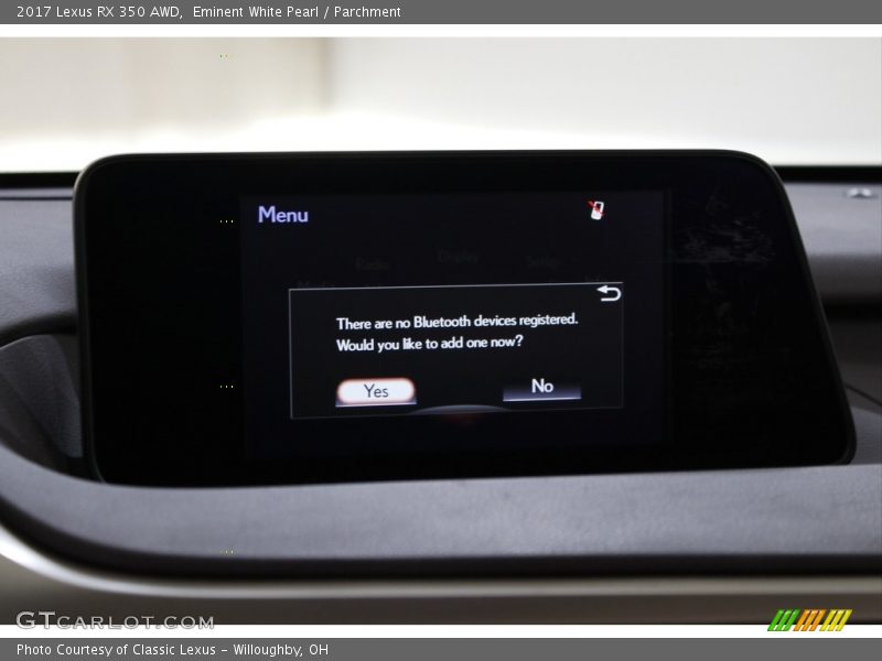 Eminent White Pearl / Parchment 2017 Lexus RX 350 AWD
