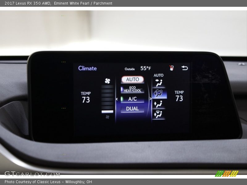 Eminent White Pearl / Parchment 2017 Lexus RX 350 AWD