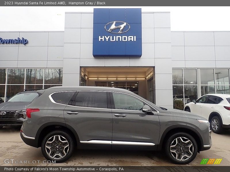 Hampton Gray / Black 2023 Hyundai Santa Fe Limited AWD