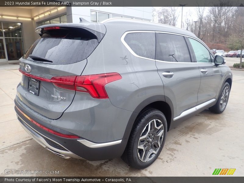 Hampton Gray / Black 2023 Hyundai Santa Fe Limited AWD