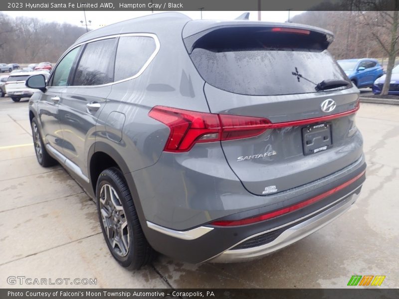 Hampton Gray / Black 2023 Hyundai Santa Fe Limited AWD