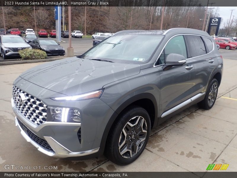 Hampton Gray / Black 2023 Hyundai Santa Fe Limited AWD
