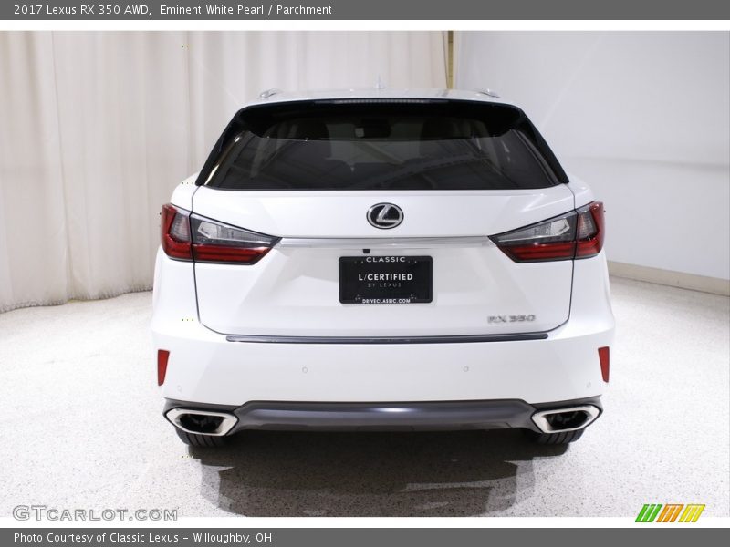 Eminent White Pearl / Parchment 2017 Lexus RX 350 AWD