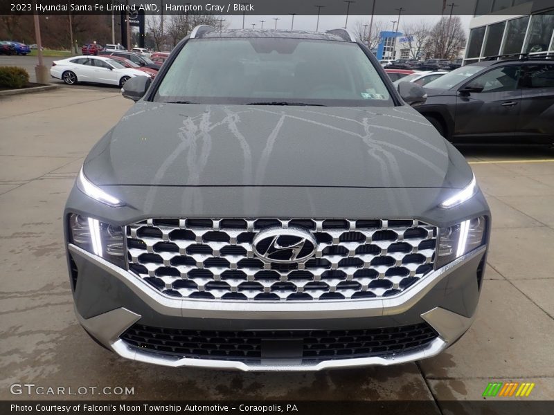 Hampton Gray / Black 2023 Hyundai Santa Fe Limited AWD