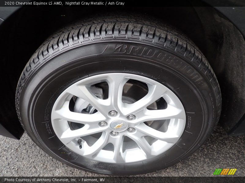 Nightfall Gray Metallic / Ash Gray 2020 Chevrolet Equinox LS AWD