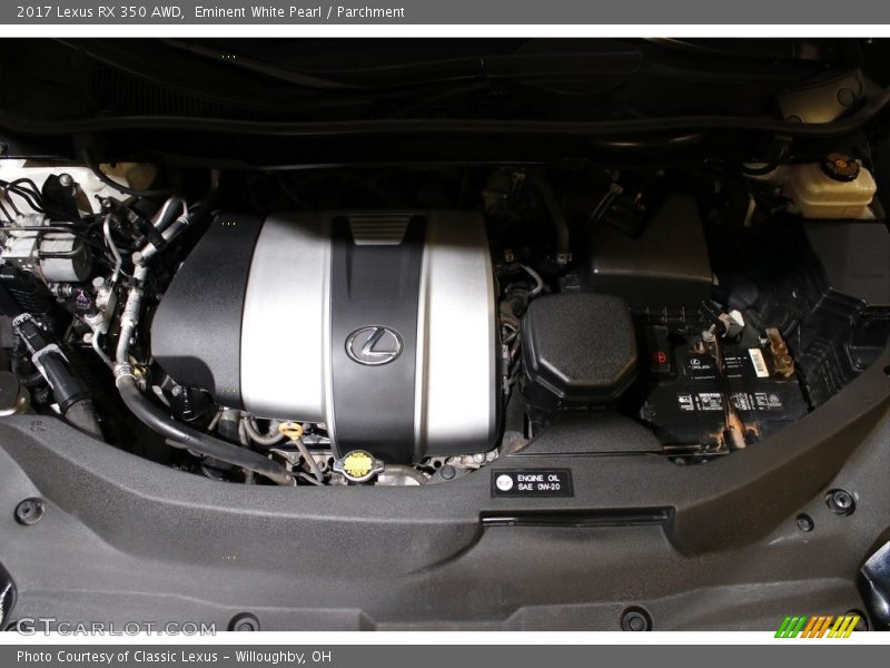 Eminent White Pearl / Parchment 2017 Lexus RX 350 AWD