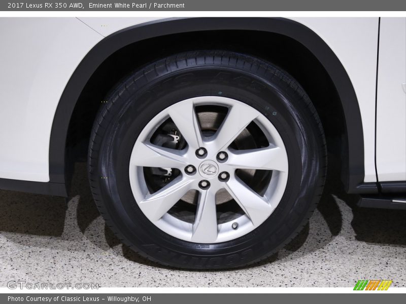 Eminent White Pearl / Parchment 2017 Lexus RX 350 AWD