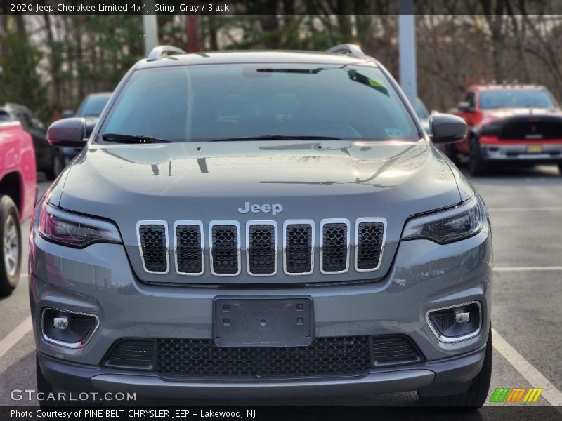 Sting-Gray / Black 2020 Jeep Cherokee Limited 4x4