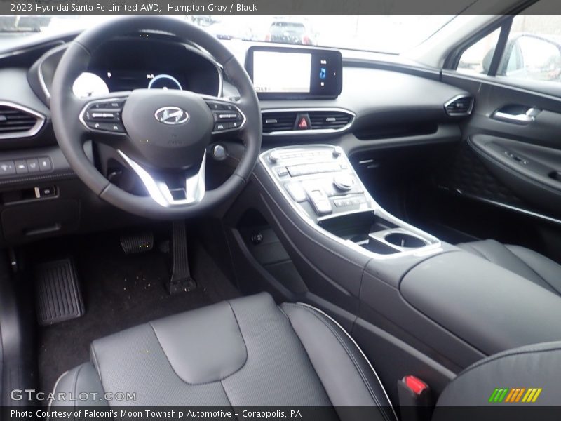 Hampton Gray / Black 2023 Hyundai Santa Fe Limited AWD