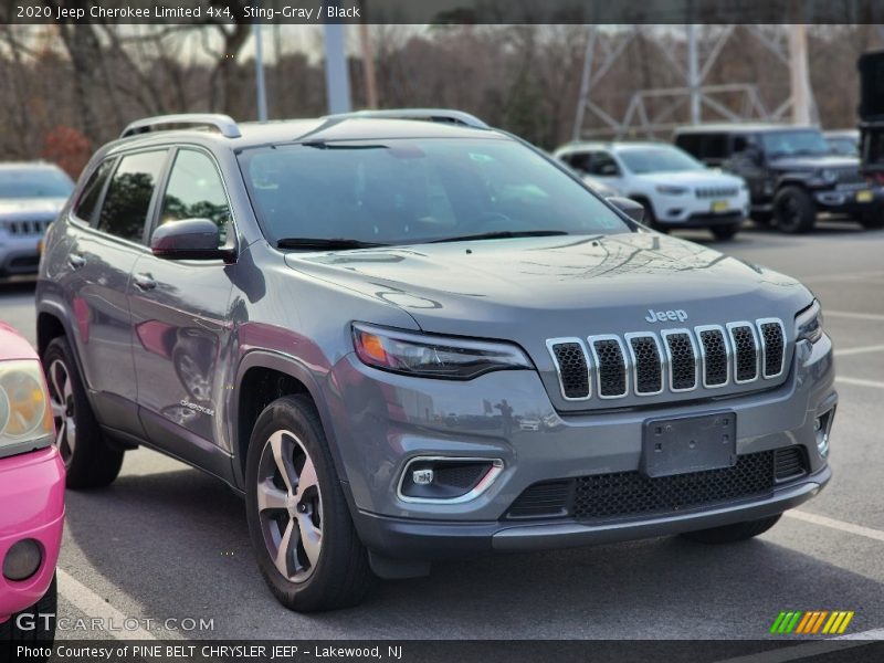 Front 3/4 View of 2020 Cherokee Limited 4x4