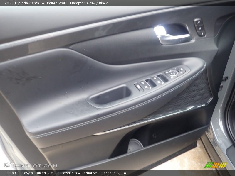 Hampton Gray / Black 2023 Hyundai Santa Fe Limited AWD