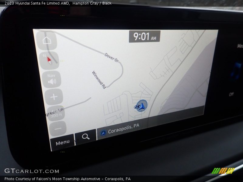 Hampton Gray / Black 2023 Hyundai Santa Fe Limited AWD