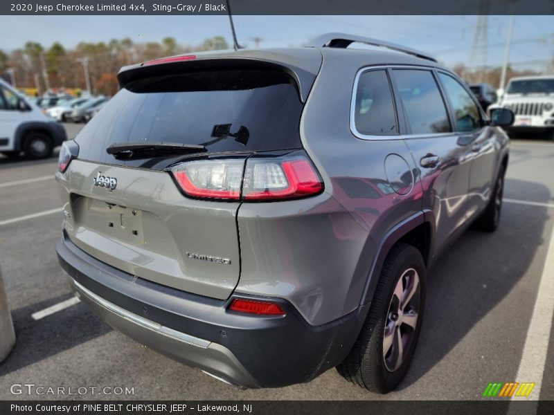 Sting-Gray / Black 2020 Jeep Cherokee Limited 4x4