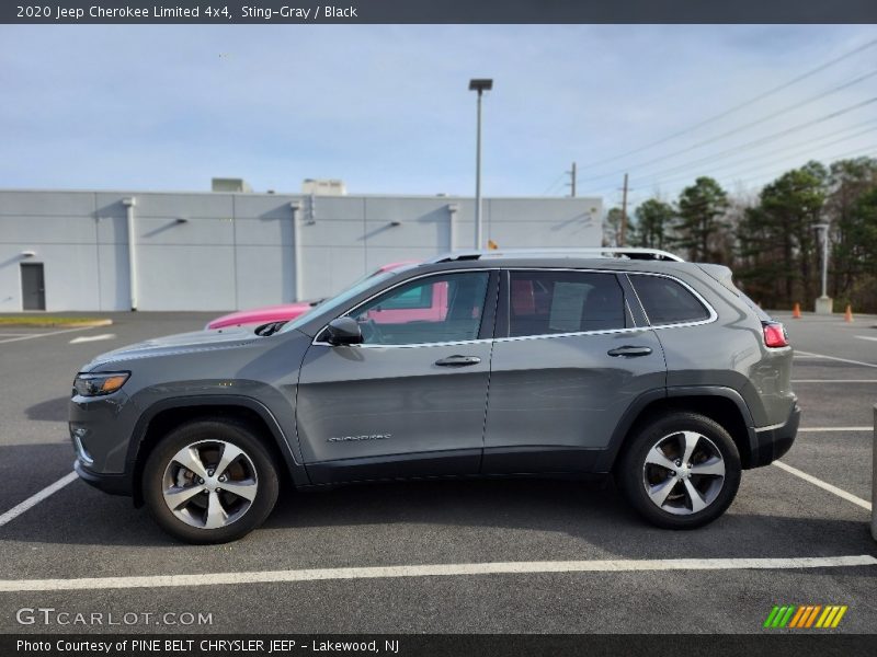 Sting-Gray / Black 2020 Jeep Cherokee Limited 4x4