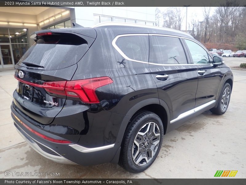Twilight Black / Black 2023 Hyundai Santa Fe Hybrid Limited AWD