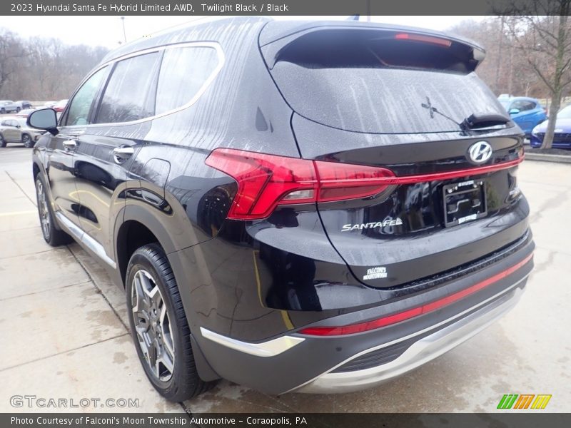 Twilight Black / Black 2023 Hyundai Santa Fe Hybrid Limited AWD