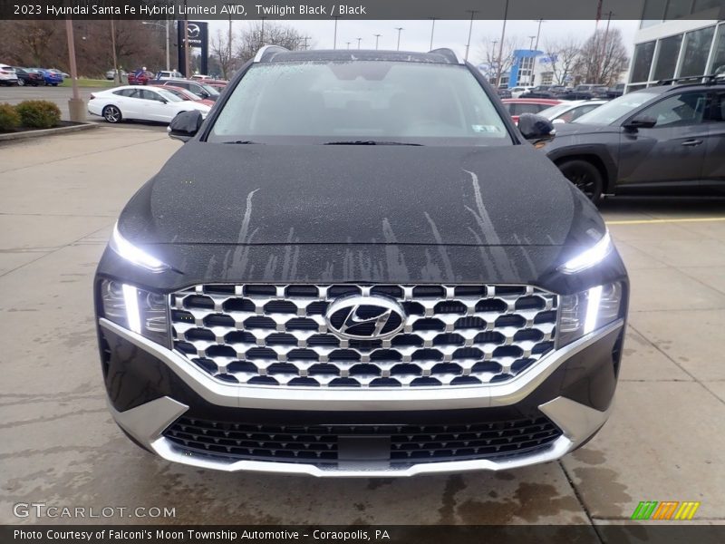 Twilight Black / Black 2023 Hyundai Santa Fe Hybrid Limited AWD