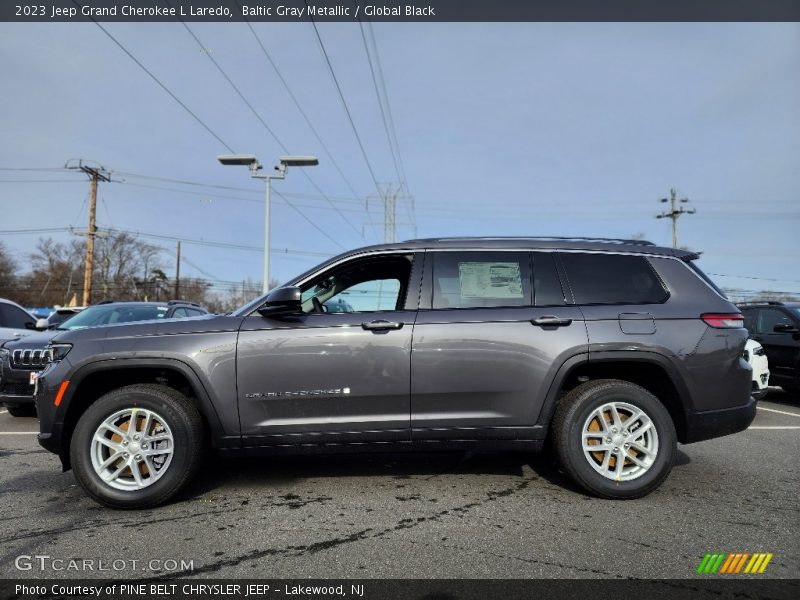 Baltic Gray Metallic / Global Black 2023 Jeep Grand Cherokee L Laredo