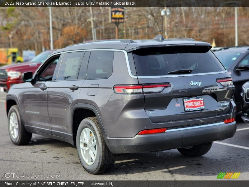 Baltic Gray Metallic / Global Black 2023 Jeep Grand Cherokee L Laredo