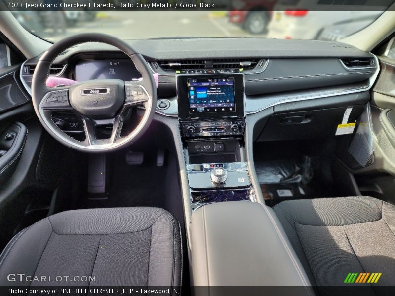 Baltic Gray Metallic / Global Black 2023 Jeep Grand Cherokee L Laredo