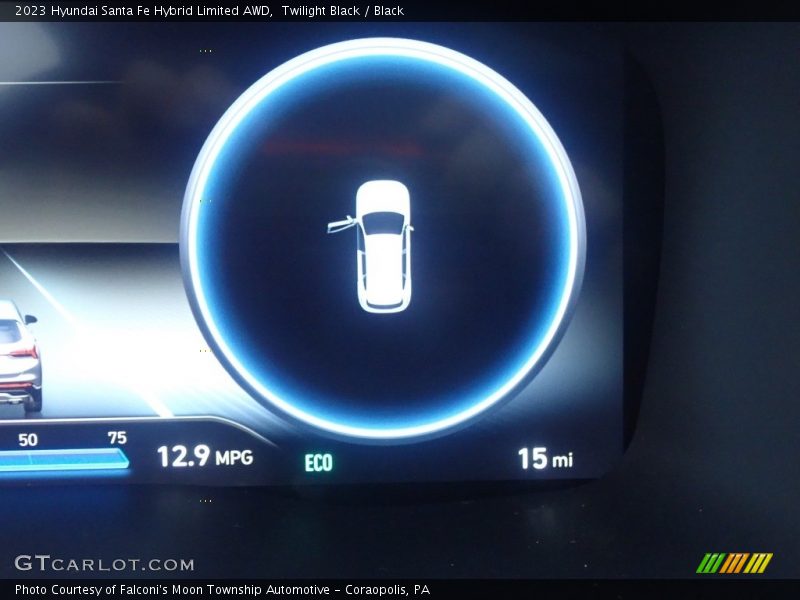 Twilight Black / Black 2023 Hyundai Santa Fe Hybrid Limited AWD