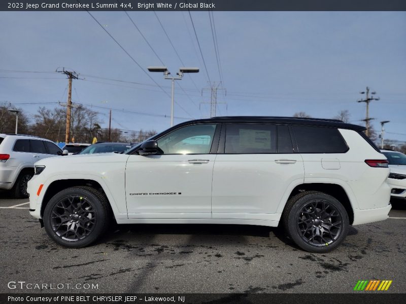 Bright White / Global Black 2023 Jeep Grand Cherokee L Summit 4x4