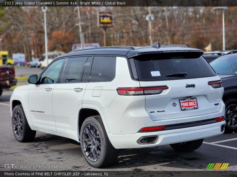 Bright White / Global Black 2023 Jeep Grand Cherokee L Summit 4x4