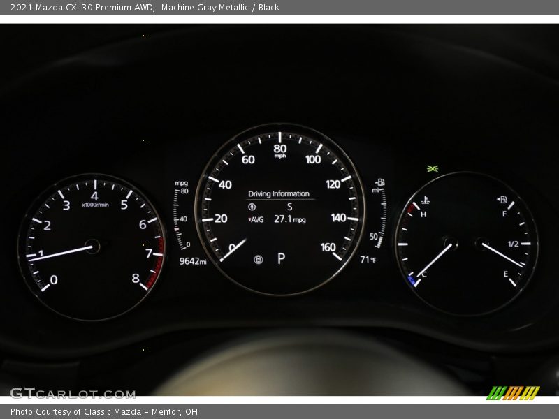 Machine Gray Metallic / Black 2021 Mazda CX-30 Premium AWD