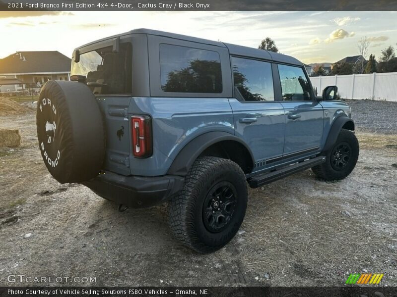Cactus Gray / Black Onyx 2021 Ford Bronco First Edition 4x4 4-Door