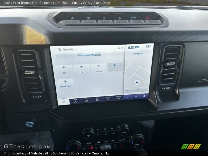 Cactus Gray / Black Onyx 2021 Ford Bronco First Edition 4x4 4-Door