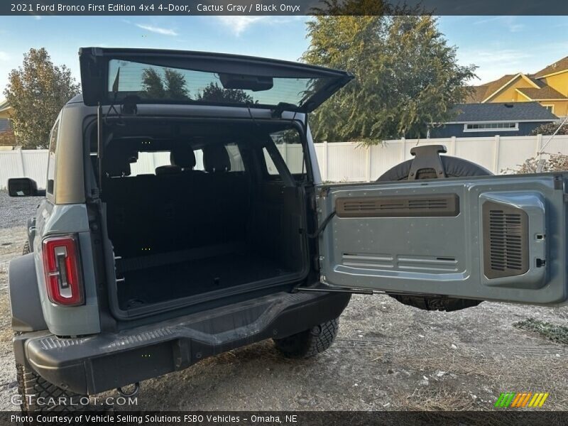 Cactus Gray / Black Onyx 2021 Ford Bronco First Edition 4x4 4-Door