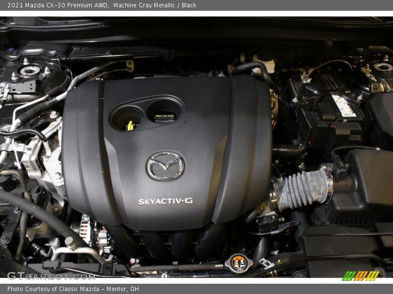 Machine Gray Metallic / Black 2021 Mazda CX-30 Premium AWD