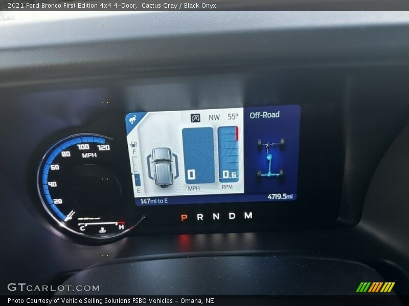 Cactus Gray / Black Onyx 2021 Ford Bronco First Edition 4x4 4-Door